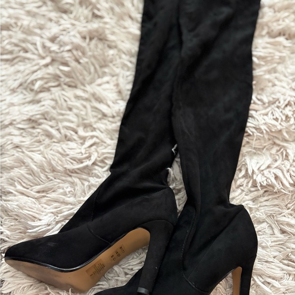 Forever 21 Black Over the Knee Boots - Picture 1 of 2